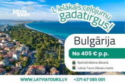 🔥 Bulgārija no 405 EUR – rezervē tagad! Latvia Tours - Jēkabpils
